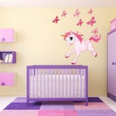 Vinilo infantil unicornio