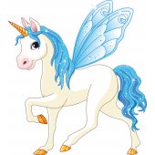 Vinilo infantil unicornio