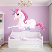 Vinilo infantil unicornio